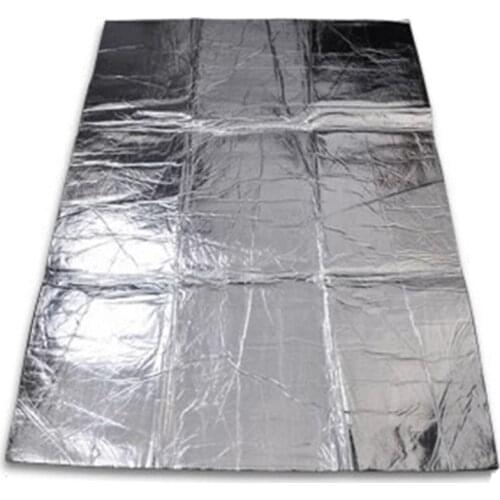Car-Styling Car Hood Engine Firewall Heat Mat Deadener Sound Insulation Deadening Aluminum Foil Sticker Shield Mat