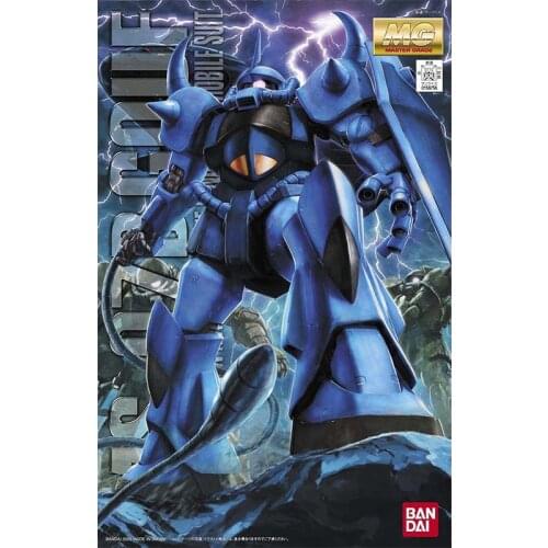 BANDAI GUNDAM MG 120 1/100 MS-07B GOUF Ver.2.0 Gundam model assembled Anime action figure toys Decoration Kids Toy Gift