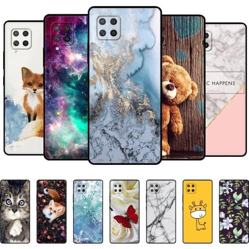 For Samsung Galaxy A42 5G Case Soft Silicon Back Phone Cover On GalaxyA42 A 42 5G SM-A426B a426 Bumper 6.6inch black tpu case