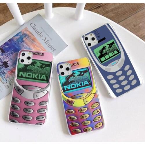 Nokia Aesthetic Retro Phone Case for iphone 12 pro max mini 11 pro XS MAX 8 7 6 6S Plus X 5S SE 2020 XR cover