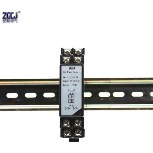 CJ-6-24 din DC power supply device AC85-264V DC110-370V input 6W 24V output voltage transformer din voltage converter