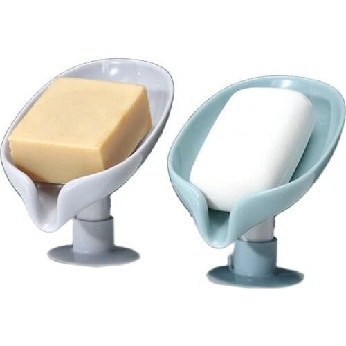 Suction Cup Bathroom Soap Holder Leaf Soap Holder Soap Holder Travel Anti Mold Bar Soap Holder For Bathroom And Kitchen Use