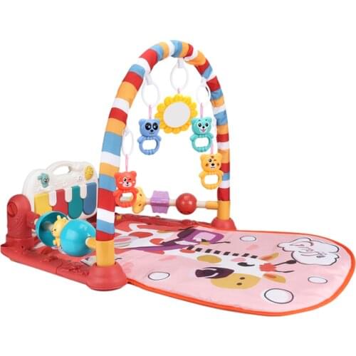 Baby Music Rack Play Mat Kid Rug Puzzle Carpet Piano Keyboard Infant Playmat Early Education Gym Crawling Game Pad Toy