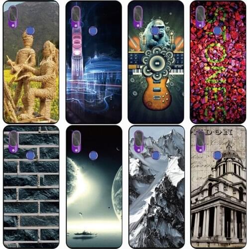 For CUBOT X19 Case Rose Wolf Cute Patterned Cover Soft Silicon Phone Case for cubot x19 Top Quality