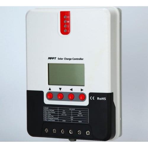 80% Dropshipping!!MPPT 12V/24V 20A RV Home Solar Battery Charge Controller LCD Display Regulator