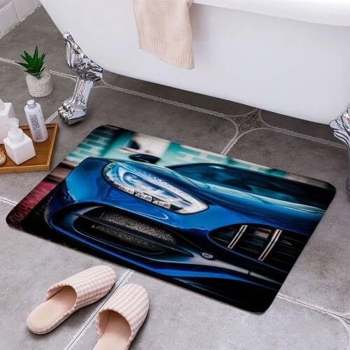 Blue beast Carpet Areas Rug Non-slip Floor Mat Rug 3D Printing Living Room Bedroom Door Mat Home Decoration