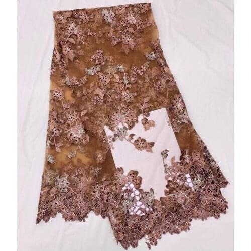 Hot Sale Nigerian Lace Fabric with stones SYJ-298688 Tulle Lace Fabric High Quality African French Net Lace Fabric for Sewing