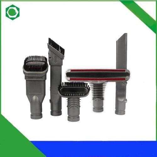 5PCS Nozzle Brush Head Dust Brush Kit for Dyson V6 DC35 DC45 DC52 DC58 Vacuum Cleaner Parts Accessories