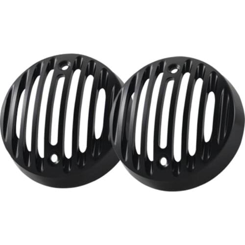 Motorcycle 2 PC Indicator Light Grill Cover Turn signal Lights Trim Grills Caps Cover Fit For Royal Enfield Classic 500