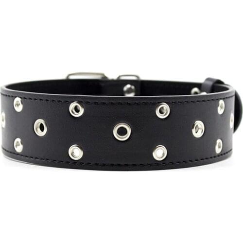 PU Leather Neck Collar Choker Necklace for Women Bondage Restraints Gear S&M BDSM Flirting Sex Toy Cosplay Fetish Sex Product