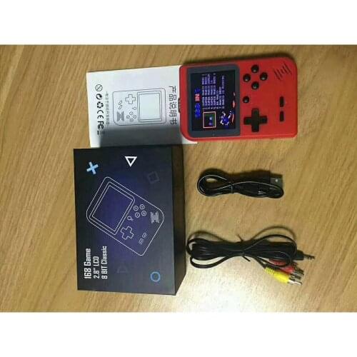 10PCS Portable Handheld Retro mini game console built in 168 retro 8 bit games AV out Game console best gift for kids