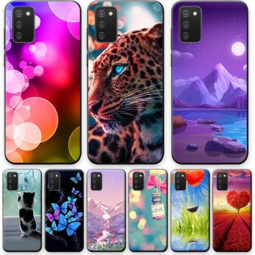 For Samsung A02s Case Shockproof Phone Cover For Samsung Galaxy A02s Soft TPU Silicone Case For Samsung A02s a02s A02 S Leopard