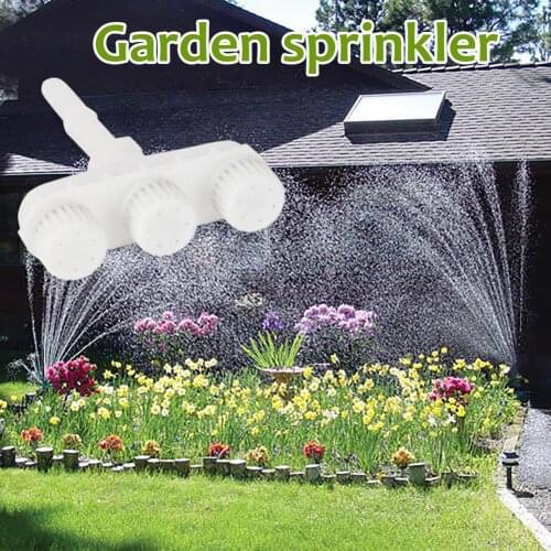 Garden Lawn Multi Hole Water Sprinklers Gun Home Agriculture Atomizer Hose Nozzles Irrigation Watering Spray Adjustable Tools