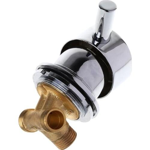 G1/2" Hot & Cold Water Mixing Valve Thermostatic Mixer Two In & One Out Faucet For Shower Room
