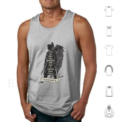 Perdition Tank Tops Vest Sleeveless Castiel Supernatural Spn Misha Collins Destiel Deancas Tv Shows Jimmy Novak Dean