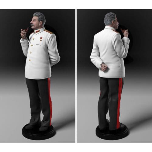 1/24 75mm 1/18 100mm Resin Model Kits Stalin Figure Unpainted No color RW-080