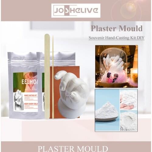 1Set DIY Cloning Powder Model 3D Hands Feet Mud MotherS Day Decorate Gypsum Couple Mother Baby Mold Gift Souvenir Gift