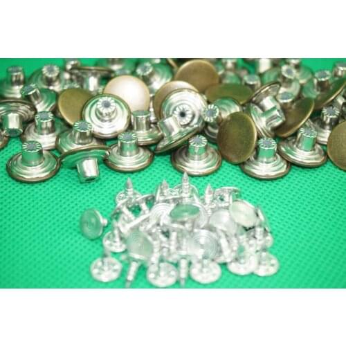 10set / lot Free Shipping Metal Replacement Antique Suspender buttons Jeans Button Vintage Collection