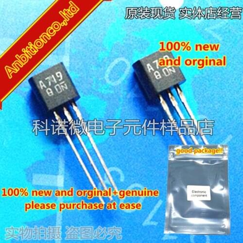 10pcs 100% new and orginal 2SA719 A719 TO-92 Silicon PNP epitaxial planer type in stock