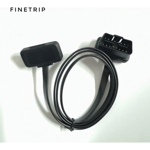 15% Off High Quality Flat+Thin As Noodle 1m OBDII OBD2 Extension Cable 16Pin Male to Female ELM327 Car Diagnostic Interface