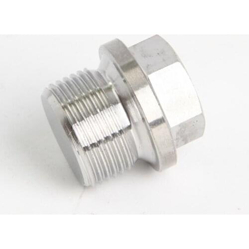 304 Stainless Steel Hex Head End Cap M8 M10 M12 M14 M16 M18 M20 M22 M24 M27 M30 Metric Male Thread Plug Pipe Fitting Connector