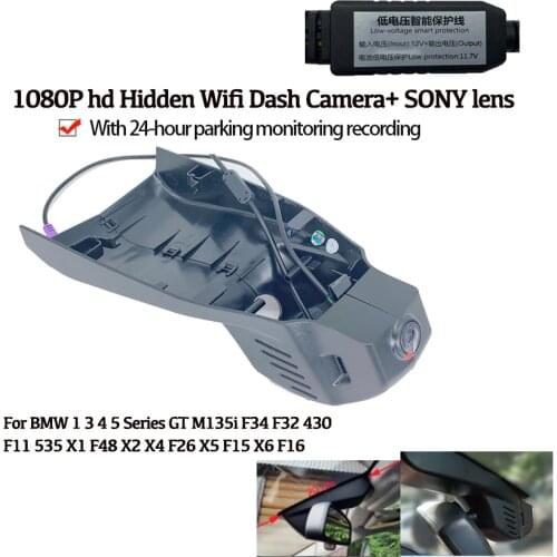 Car DVR Driving Video Recorder Car Front Dash Camera For BMW 1 3 4 5 Series GT M135i F34 F32 430 F11 535 X1 F48 X2 X4 F26 X5 F15