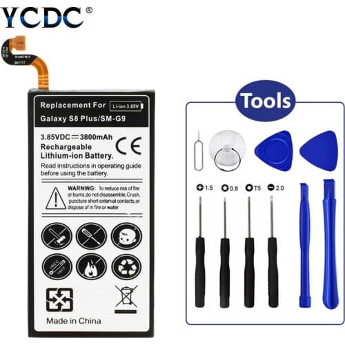 Battery For Samsung Galaxy S8 Plus (G9550) G955 G955F G955A G955T G955S G955P G955U G955V G955R4 3.85V 3800mAh + opening Tools