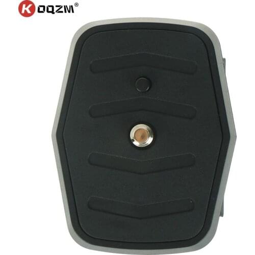 Black Quick Release Plate Tripod Monopod Head Screw Adapter Mount for Velbon, CX-460, CX-460mini, CX-470, CX-570, CX-690, DF-50