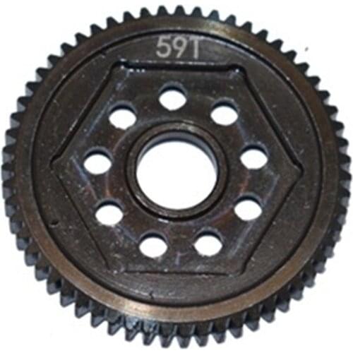 For LOSI 1/18 Mini-T 2.0 2WD Stadium Truck RC Car Upgrades Parts Metal Harden Steel 45 Gearbox Gear