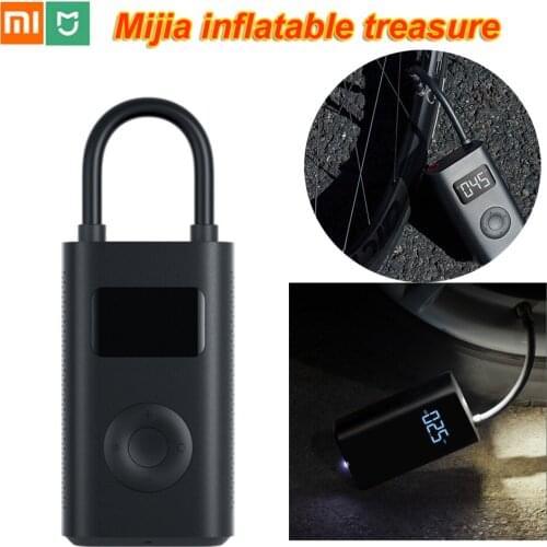 Xiaomi Mijia Mi Electric Inflator Pump Smart Digital Tire Pressure Detection For Scooter Bike Motorcycle Scooter Car Football