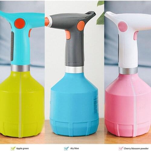 1000ml Electric Watering Can for Garden Flower Plant Bottle Watering Cans Sprinkler Plant Irrigation Easy Tool Portable Waterer