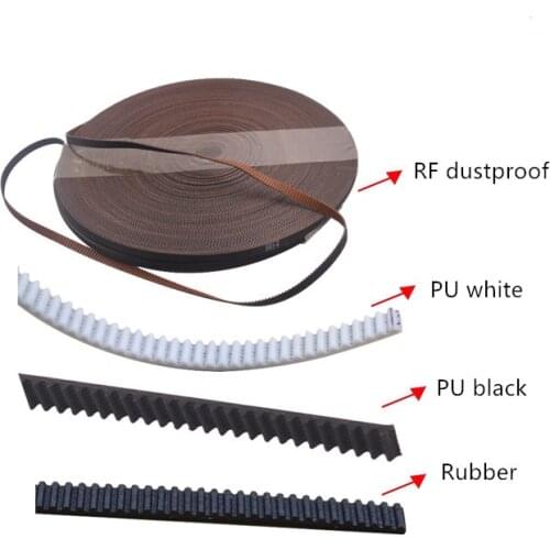 XL Open Timing Belt 5.08mm Pitch 1000mm Length XL-6mm XL-10mm 15mm Black Rubber Open Timing Belt