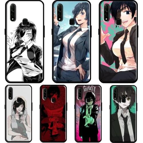Himeno Chainsaw Man Manga Anime For OPPO Find X3 Pro A5 A9 A53 A31 2020 A1K A3S A5S A15 A52 A72 A83 A91 F5 Reno 2 Z Case