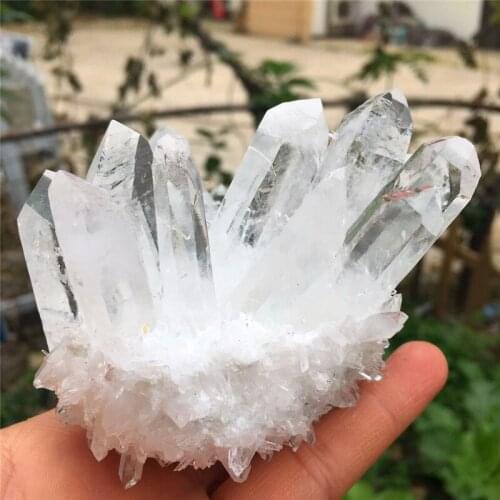 Quality Natural White Clear Rock Quartz Crystal Clusters Crystal Healing Clusters for Decoration