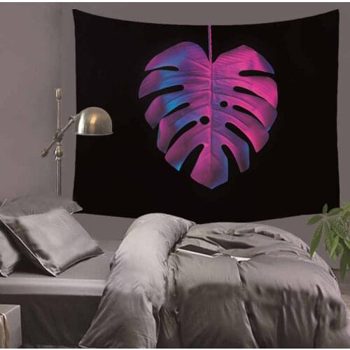Small or Big Size 75cmx87cm Tapestry The Leaf Printed Wall Hanging Tapestry Beach Throw Towel Mat Blanket