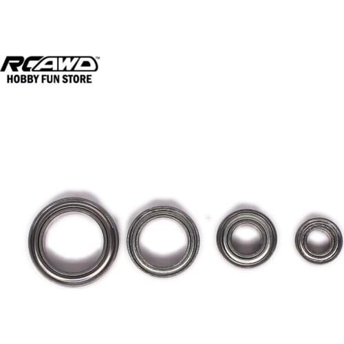 RCAWD HSP 1/16 Metal Ball Bearing 8*4*3mm 10*5*4mm 12*8*3.5MM 15*10*4mm For Rc Car 1/16 HSP Monster Truck Short Course
