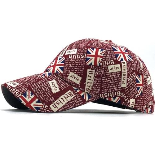 2020 Gorras Brand United Kingdom Flag Men Fishing Baseball Cap Mens Snapback Bone Adjustable Wonmen Baseball Hat Snapback Hat