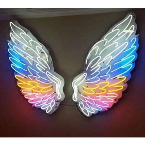 Neon Sign the Beauty Wing Hotel Recreational shop Business Room Decor Colorful Board Gifts advertise Handmade art design light