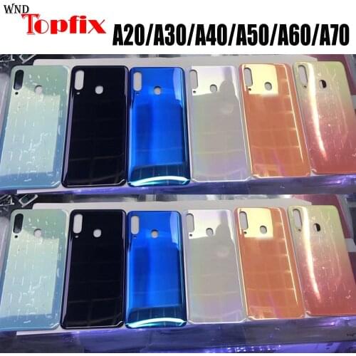 NEW For Samsung A20 A30 A40 A50 A60 A70 Battery Cover Housing case Rear Door A205 A305 A405 A505 A605 A705 Battery cover