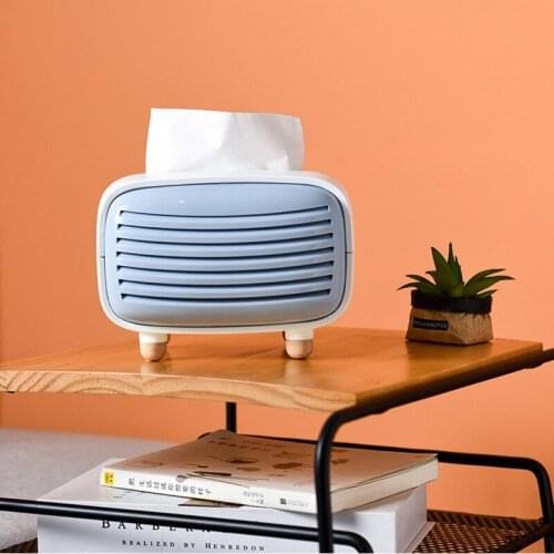 Nordic Plastic Tissue Box Car Paper Storage Box Napkin Box Home Office Decoration Tissue Box
