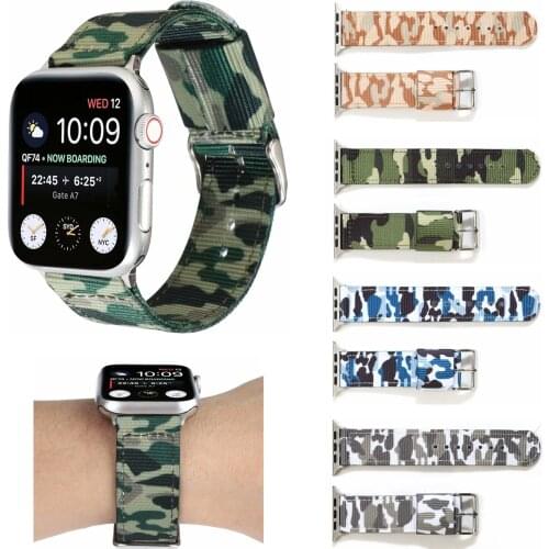 Strap for Apple Watch Band 44mm 40mm Apple Watch Series 5 4 3 2 1 iWatch Band 42mm 38mm Nylon correa pulseira Bracelet Watchband