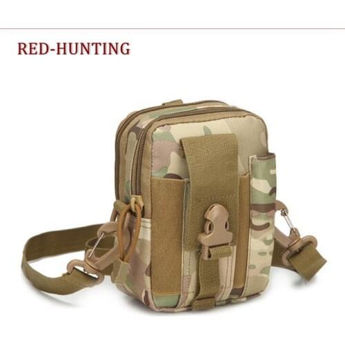 Amry Gear Molle Tactical Shoulder Bag Outdoor waist bag For Camping Hiking Hunting Waterproof EDC Bag Waist Pack For Phone