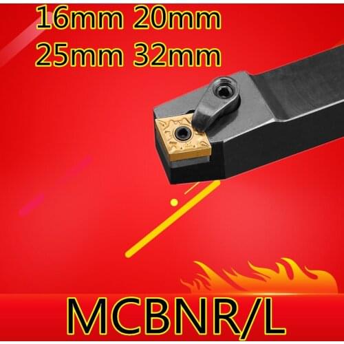 Angle 75 MCBNR1616H12 MCBNR2020K12 MCBNR2525M12 MCBNR2525M16 MCBNR3232P12 MCBNL2020K12 MCBNL Right/Left Hand CNC Turning tools