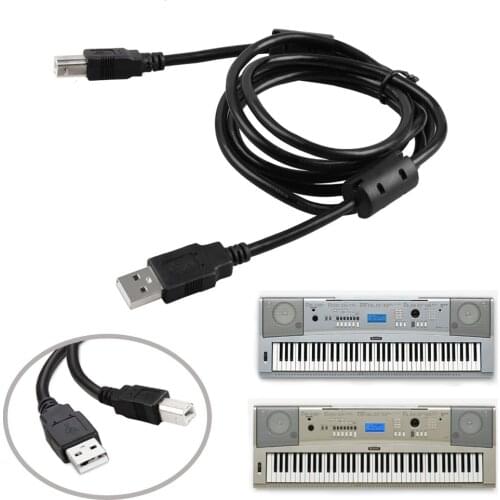 High Quality 76-key Electronic Keyboard Connectors Silver-plated 138cm Black Suitable for Yamaha YPG-235 DGX-230 76-key Keyboard
