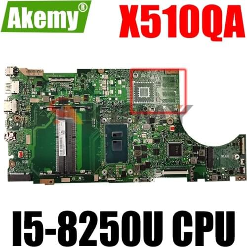 X510QA Motherboard W/ I5-8250U For Asus X510QA X510QR X510Q X510 Laptop Motherboard X510QA Mianboard