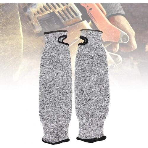 1pc Anti-cut Wear-resistant Sleeve Open Finger Style Arm Protection Cover for Industrial Anti-cut Arm Protection Cover Anti-cut
