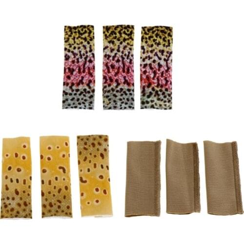 3Pieces Finger Sleeves Protectors Thumb Brace Support Elastic Fly Fishing Stripping Guards Anti Scratch Finger Protector