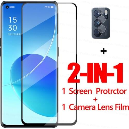 3D Curved Glass For OPPO Reno6 Pro Screen Protector Tempered Glass For OPPO Reno6 Pro Protective Phone Film For OPPO Reno6 Pro