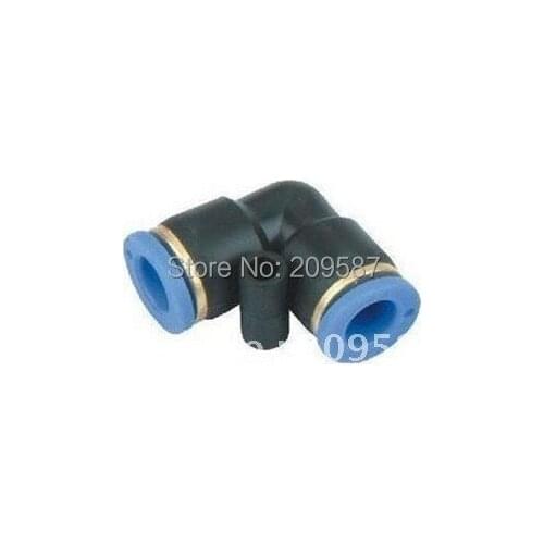50pcs 6mm ID Pneumatic Connectors Elbow Fitting Equal L