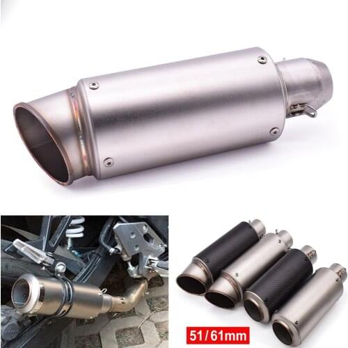 51mm 61mm Motorcycle pipe exhaust with DB killer Exhaust Pipe Muffler For Suzuki GSF600 gsf 600 650S Bandit SV1000 sv 1000 650